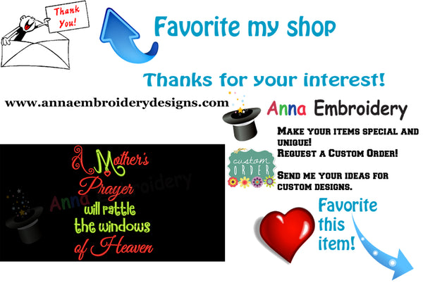 Cancer Awareness Embroidery Design-Quotes Embroidery-A mother's Prayer Embroidery Design-Embroidery Patterns-Instant Download-PES