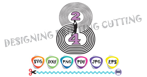 Mamba logo 8 24 SVG download png eps jpg pdf Kobe Bryant Los Angeles Lakers basketball player rest in peace vector cricut cameo silhouette