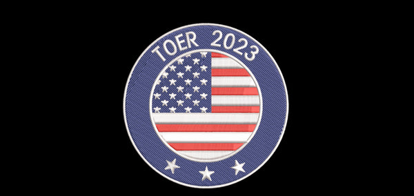 TOER 2023 Custom Embroidery Design -Instant Download-PES