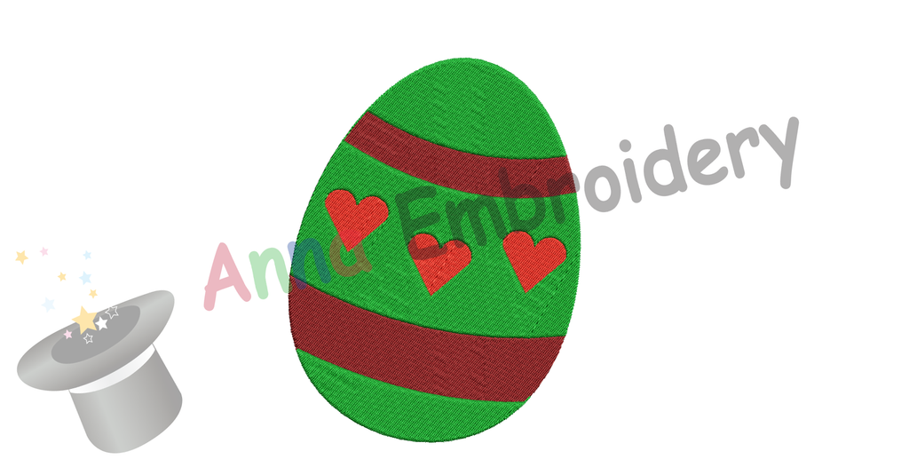 Free Easter Egg Embroidery Design, Free Decorated Egg Embroidery Design,Free Machine Patterns, Instant Download