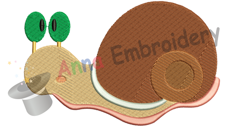 Free Embroidery Snail, Free Cute Snail Embroidery Design,Free Machine Patterns, Instant Download