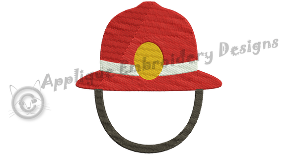 Free Firefighter Hat Embroidery Design, Free Firefighter Helmet Embroidery Design,Free Machine Patterns, Instant Download