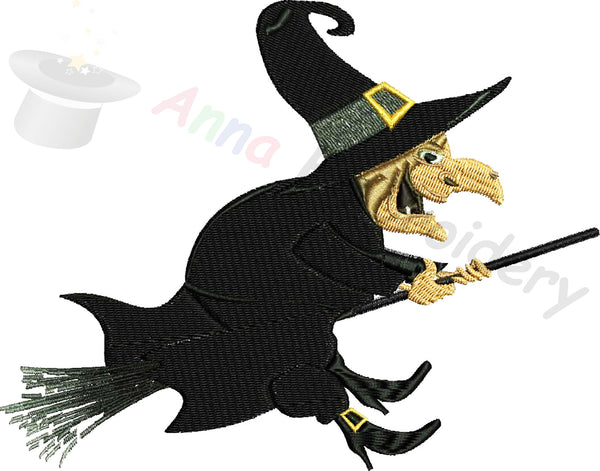 Halloween, Witch Embroidery Design,magic,Witchcraft,cartoon,machine patterns,filled stitch,patterns,10 sizes, 9 formats