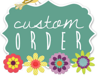Custom Order Embroidery Design
