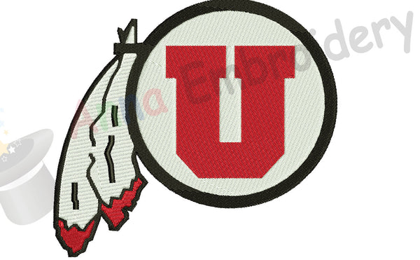 University Embroidery Design-Machine Patterns-Sports Embroidery-PES-Instant Download