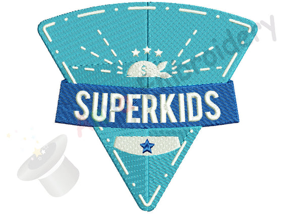 Super Kids Embroidery Design-Machine Patterns-Super hero kids-PES
