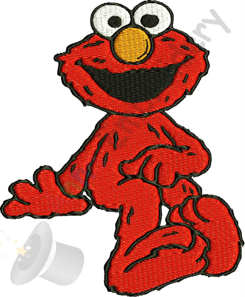 Cartoon embroidery design,red cartoon, machine patterns,filled stitch,patterns,10 sizes,11 formats,INSTANT DOWNLOAD