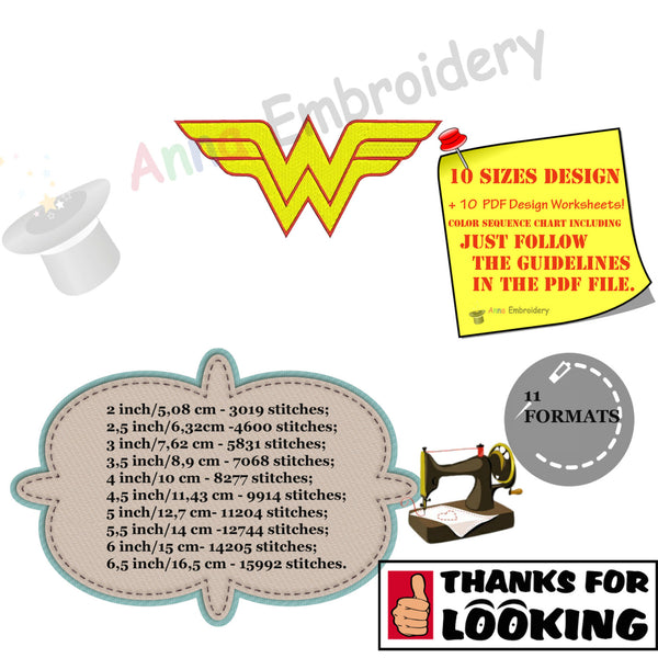 Superhero embroidery design,Machine Embroidery Designs,filled stitch,patterns,10 sizes,11 formats
