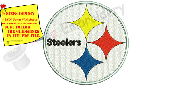 Stars Machine Embroidery Design,Sport embroidery,filled stitch,machine patterns,14 formats,9 SIZES,INSTANT DOWNLOAD
