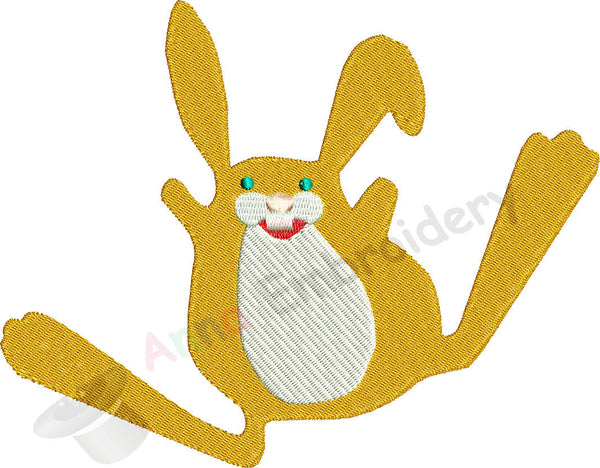 Cute Easter Bunny Machine Embroidery Design-Instant Download-10 sizes-12 file formats-Digital File-pes