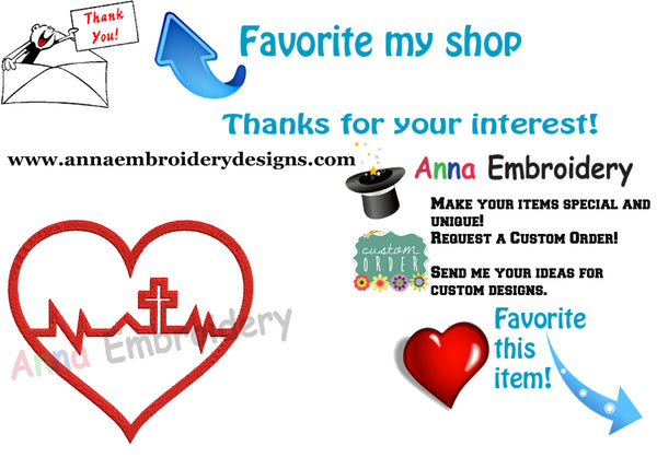 Faith in my Heart Embroidery Design-Heart Embroidery-Jesus Love Embroidery Design-Symbols Embroidery-Embroidery Patterns-Instant Download-PES