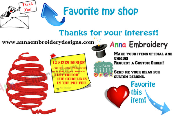 Easter Egg Embroidery-Ribbon Red Egg-Machine Embroidery Patterns-Instant Download-PES